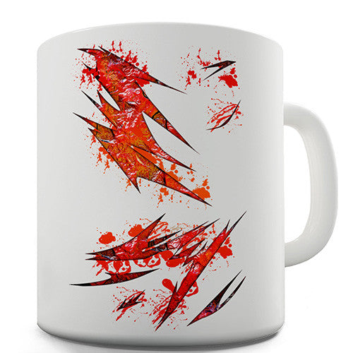 Bloody Slash Novelty Mug