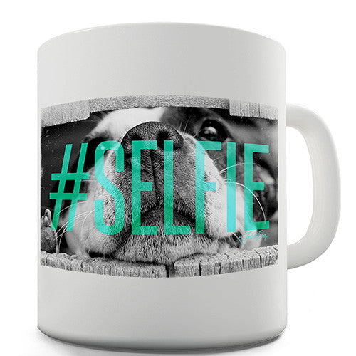 Hashtag Selfie Novelty Mug