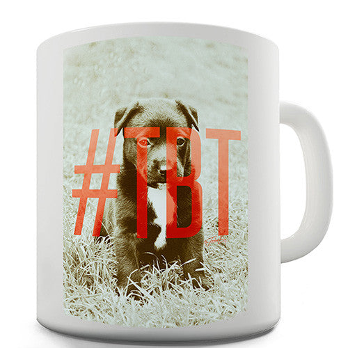 Hashtag TBT Throwback Thursday Novelty Mug