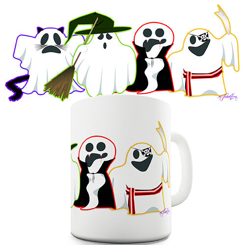 The Ghost Family Novelty Mug