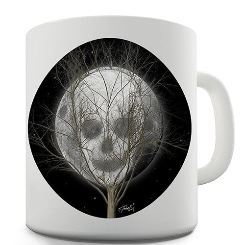 Full Moon Skull Tree Novelty Mug