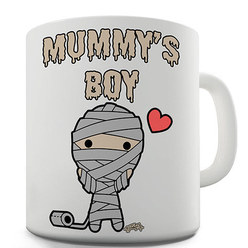 Scary Mummy's Boy Novelty Mug