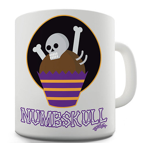 Halloween Numbskull Skeleton Novelty Mug