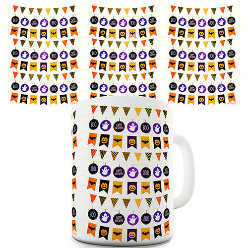 Halloween Bunting Novelty Mug