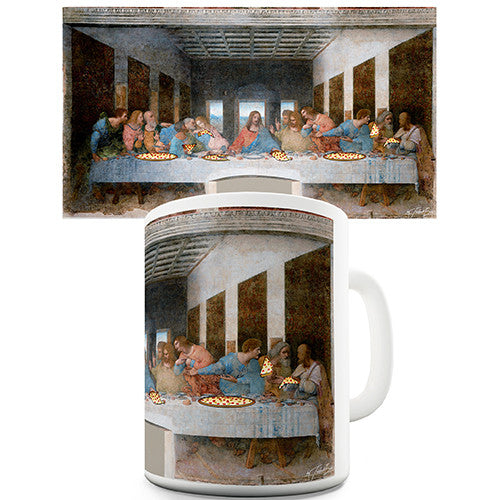 Pizza Last Supper Funny Mug