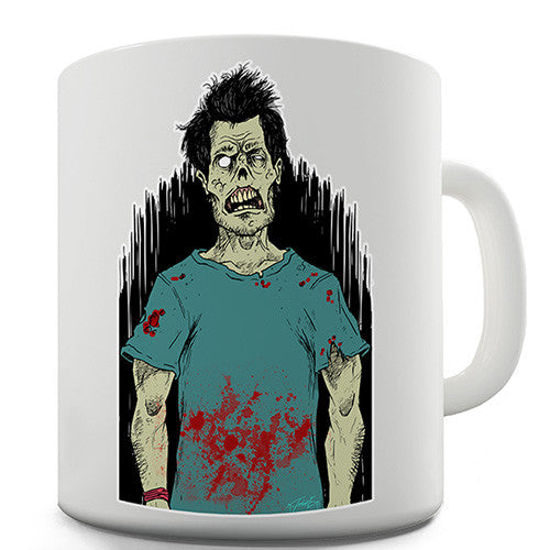 Confused Zombie Novelty Mug