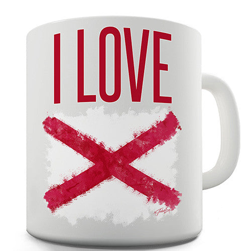 I Love Northern Ireland Novelty Mug