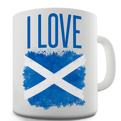 I Love Scotland Novelty Mug