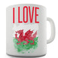 I Love Wales Novelty Mug