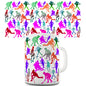 Field Hockey Rainbow Silhouettes Novelty Mug