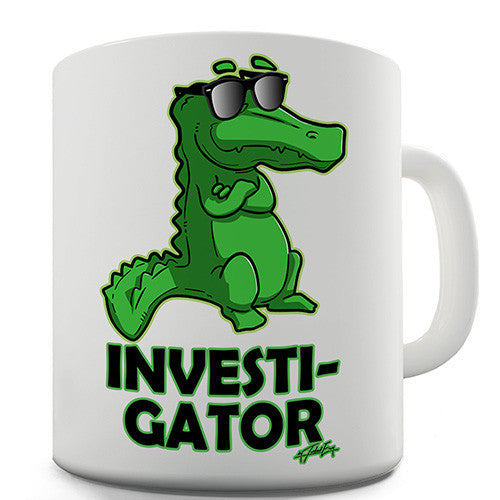 Investigator Investi-Gator Novelty Mug