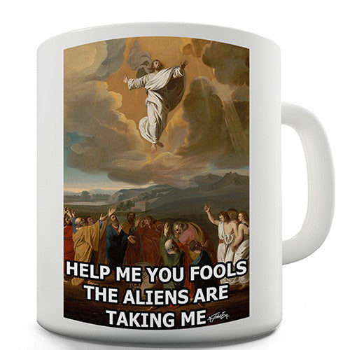 Christian UFOlogy Novelty Mug