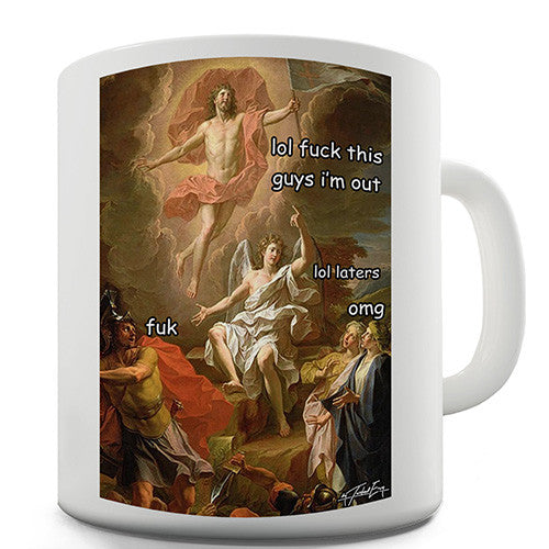 Funny Resurrection Of Christ Novelty Mug