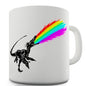 Angry Rainbow Dragon Novelty Mug