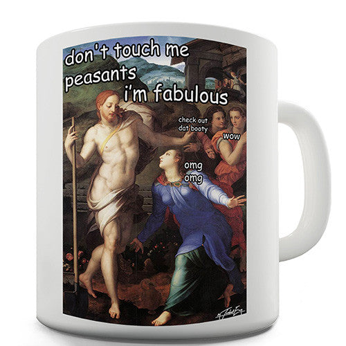 Funny Bronzino Noli Me Tangere Novelty Mug