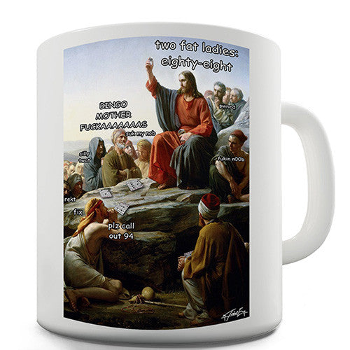 Bingo On The Mount Carl Bloch Novelty Mug