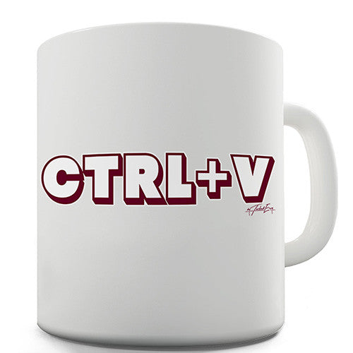 Ctrl V Paste Twins Novelty Mug