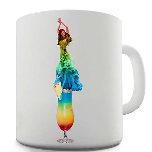 Dancing On Rainbow Cocktail Novelty Mug