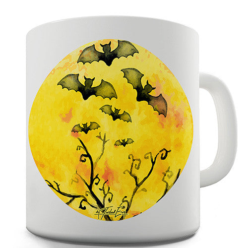Bats Flying In The Moonlight Novelty Mug
