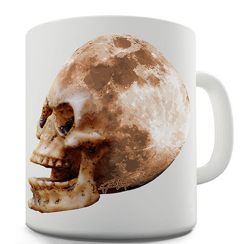 Moon Skull Novelty Mug