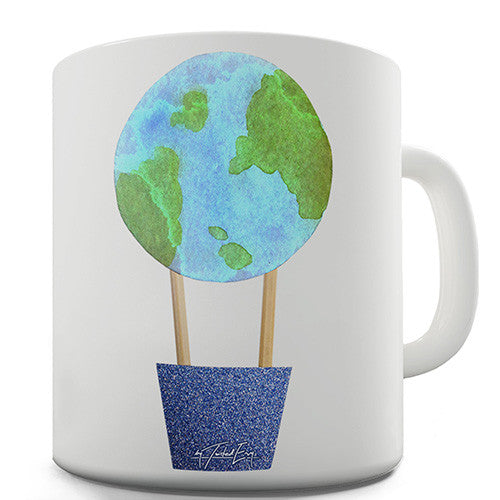 Earthballoon Hot Air Balloon Novelty Mug