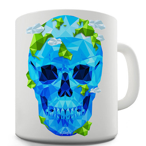 Diamond Skull Novelty Mug