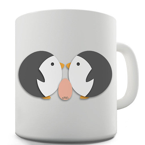 Lovely Love Penguins Novelty Mug