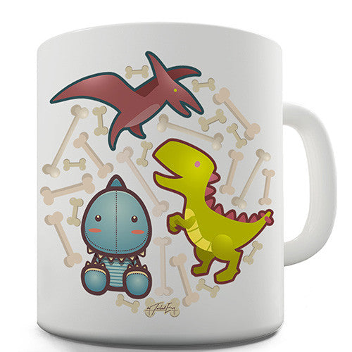 Baby Dinosaurs Novelty Mug