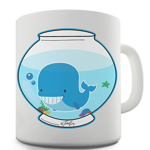 Whale In A Fishbowl Funny Mug