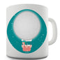 Moon Hot Air Balloon Novelty Mug