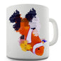 Watercolour Pixel Clownfish Novelty Mug