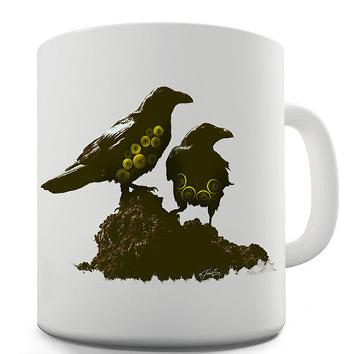 Clockwork Crows Novelty Mug