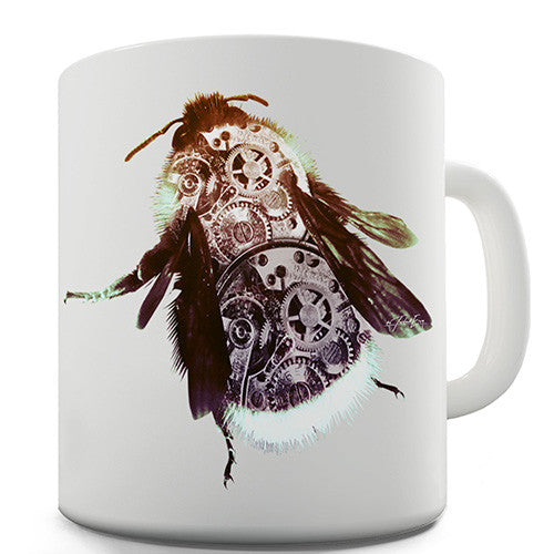 Clockwork Steampunk Bumblebee Novelty Mug