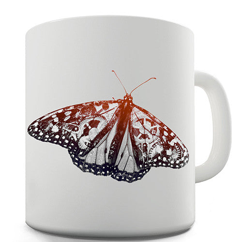 Clockwork Monarch Butterfly Novelty Mug