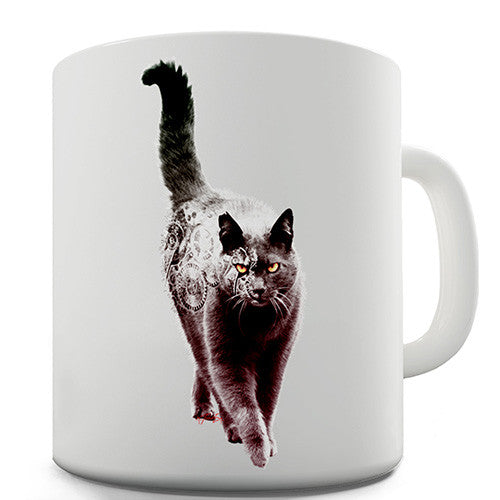 Clockwork Cat Novelty Mug