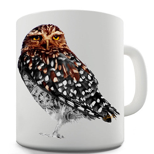 Clockwork Little Owl Novelty Mug