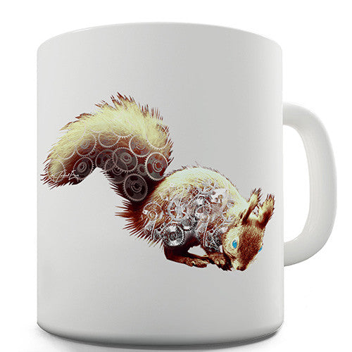 Clockwork Red Squirrel Novelty Mug