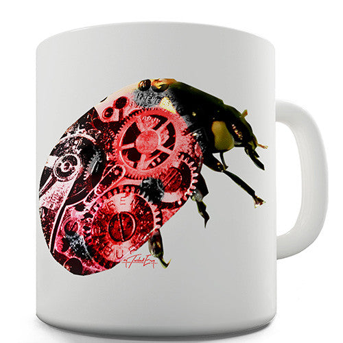 Clockwork Ladybird Novelty Mug