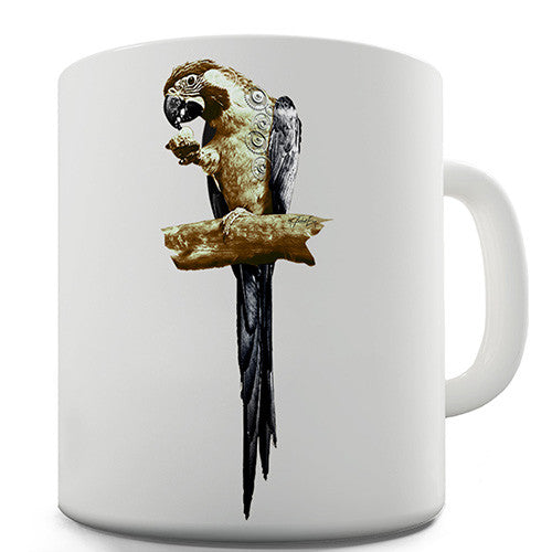 Clockwork Parrot Novelty Mug