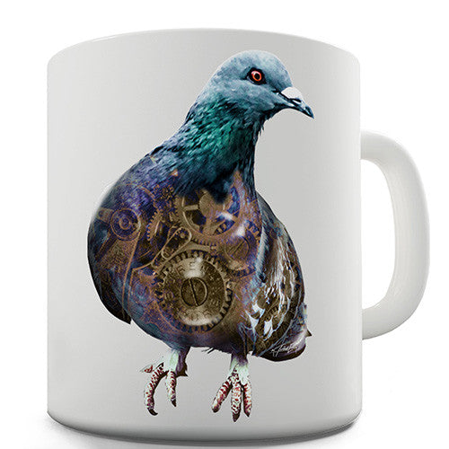 Clockwork Pigeon Novelty Mug