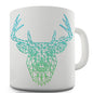 Geometric Stag Novelty Mug