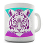 Geometric Tiger Face Novelty Mug