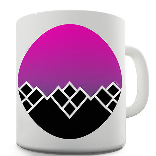 Geometric Mountains Novelty Mug