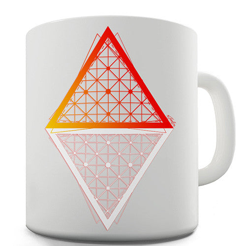 Geometric Triangle Polygons Novelty Mug
