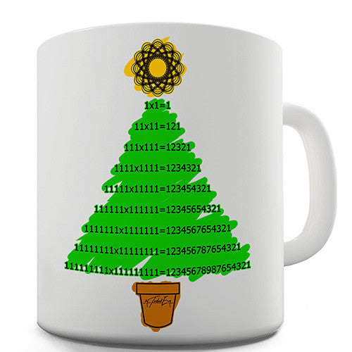 Mathematical Christmas Tree Novelty Mug