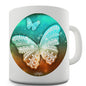 Butterflies In Space Novelty Mug