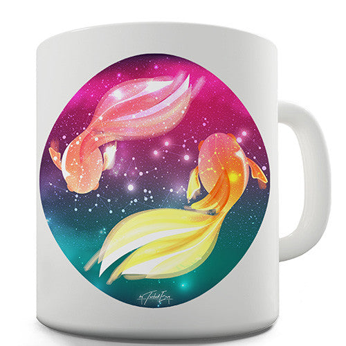 Fish In Space Novelty Mug