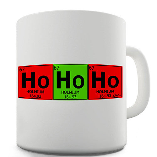 Periodic Table Ho Ho Ho Novelty Mug