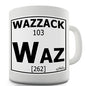 Periodic Table Of Swearing Wazzack Novelty Mug