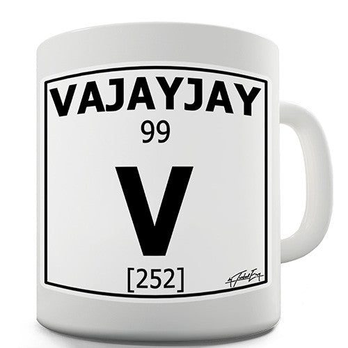Periodic Table Of Swearing Vajayjay Novelty Mug